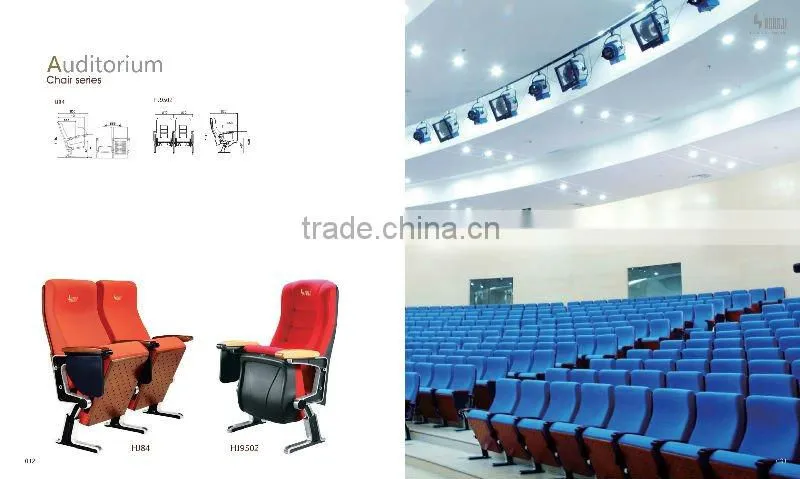movable cinema chair fabric theater movie seat HJ813