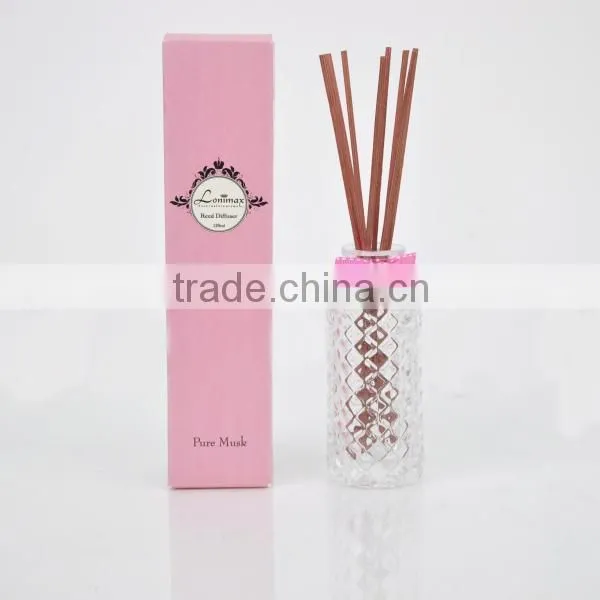 120ml Home fragrance Aroma Reed Diffuser with glass bottle SA-2066