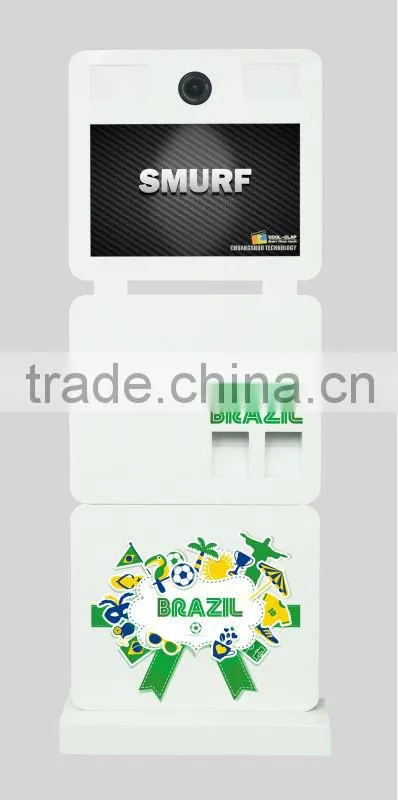 New Products Photo Vending Machine For 2014 World Cup Souvenir