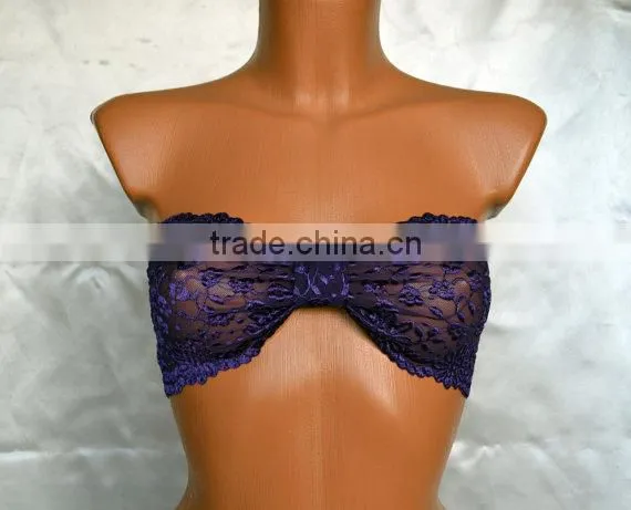 Lace Top Bandeau Sexy Lingerie Set