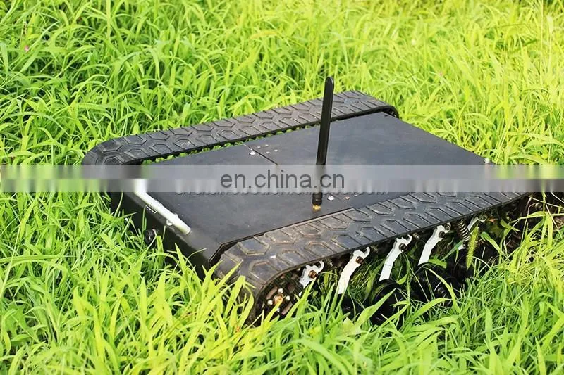 High quality AVT-6T small rubber crawler robot chassis commercial robot inspection robot with excellent stable working