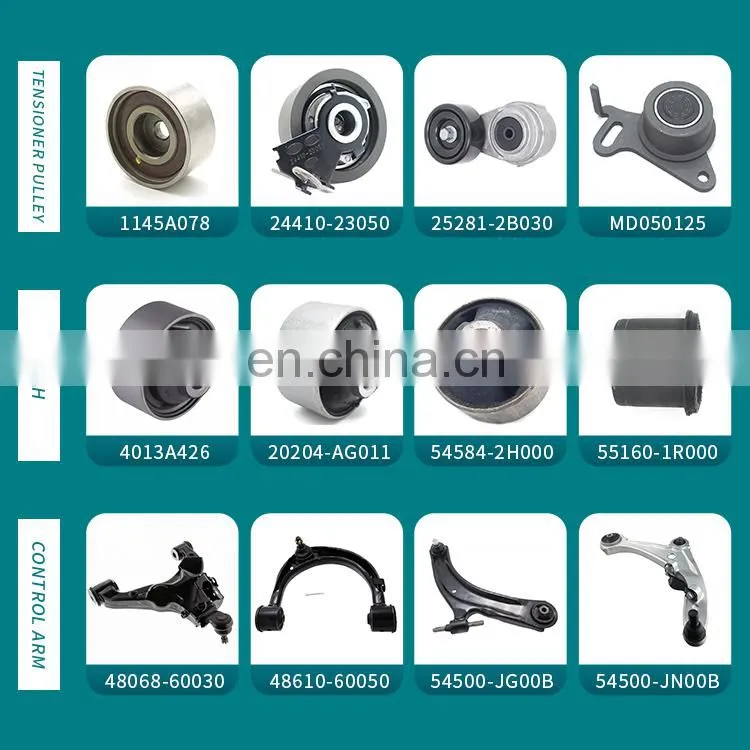 Ivanzoneko Auto Spare Parts Rubber Bushing for TOYOTA MITSUBISHI HYUNDAI HONDA