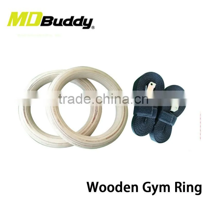 New Wooden Gym Ring Equipment