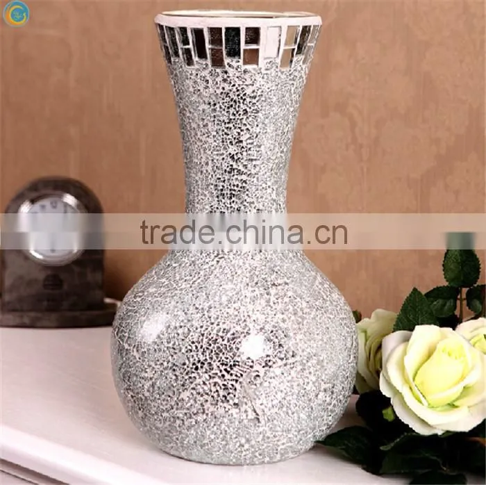 big mosaic vases