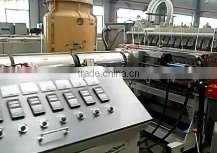PP corrugated sheet making line