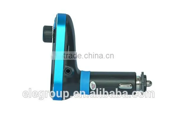 Promotional instructions car mp3 player fm transmitter with TWO usb ports