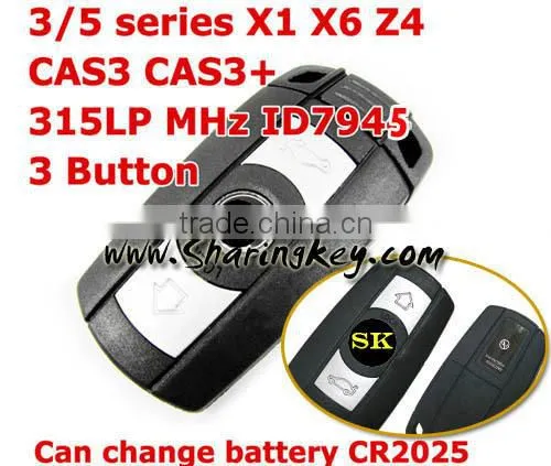 High quality Smart Card With Emergency Key 315LP MHZ for BW 3 5 Series X1 X6 Z4