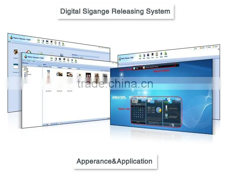 46 inch china alibaba good reputation perimeter advertising led display