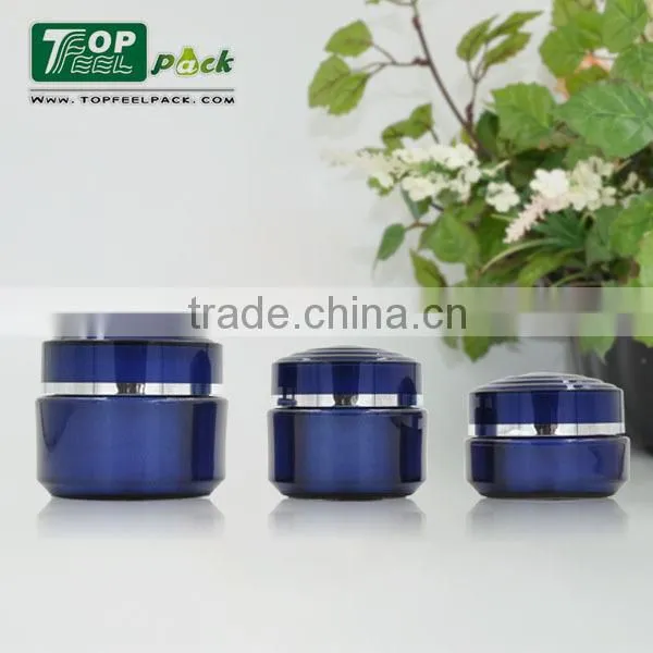 Cheap Plastic Cosmetic Jar with Screw Cap for Facial Cream 50g