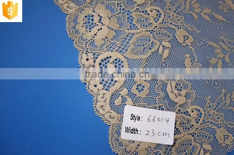 100% Nylon computer lace fabric for hot sexy girls for bra and lingerie