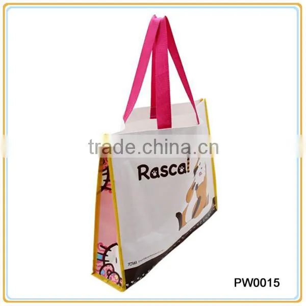Matt/Glossy Laminated PP Woven Bag For Shopping
