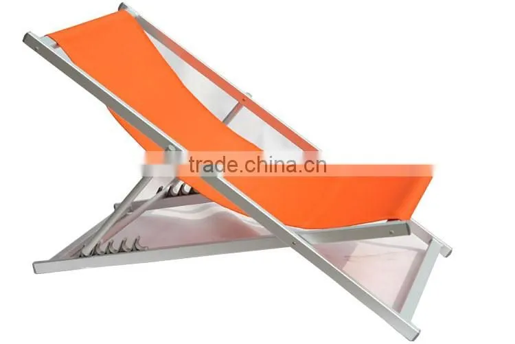 Portable Mesh Leisure Floor Aluminum Folding Webbed Lawn Chair Waterproof Chaise Lounge