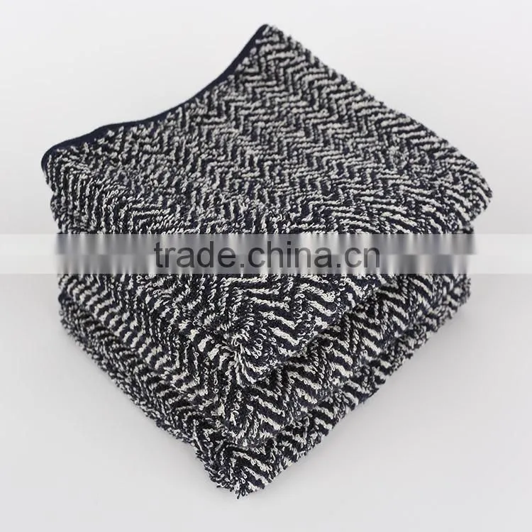 Embroidery elegant pure color High quality terry towel for hotels