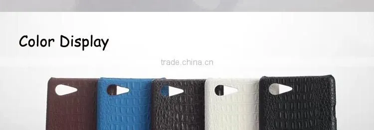 Interesting Products 2015 White Crocodile Leather Case For Sony Mobile Covers,Decorative Pattern Cover Case For Sony Xperia Case