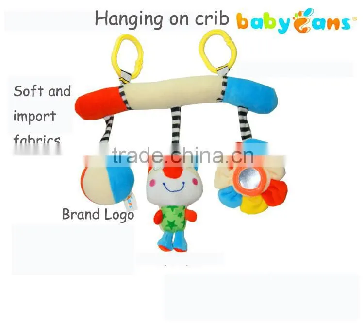 2016 new products of baby crib hanging toys with bells
