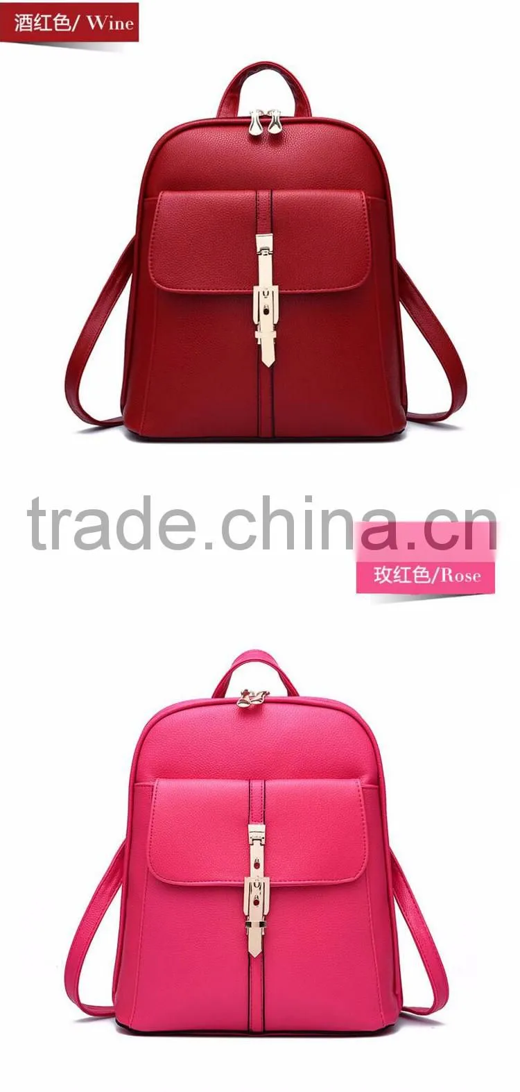 leisure shoulder school backpack Korean women fashion bag