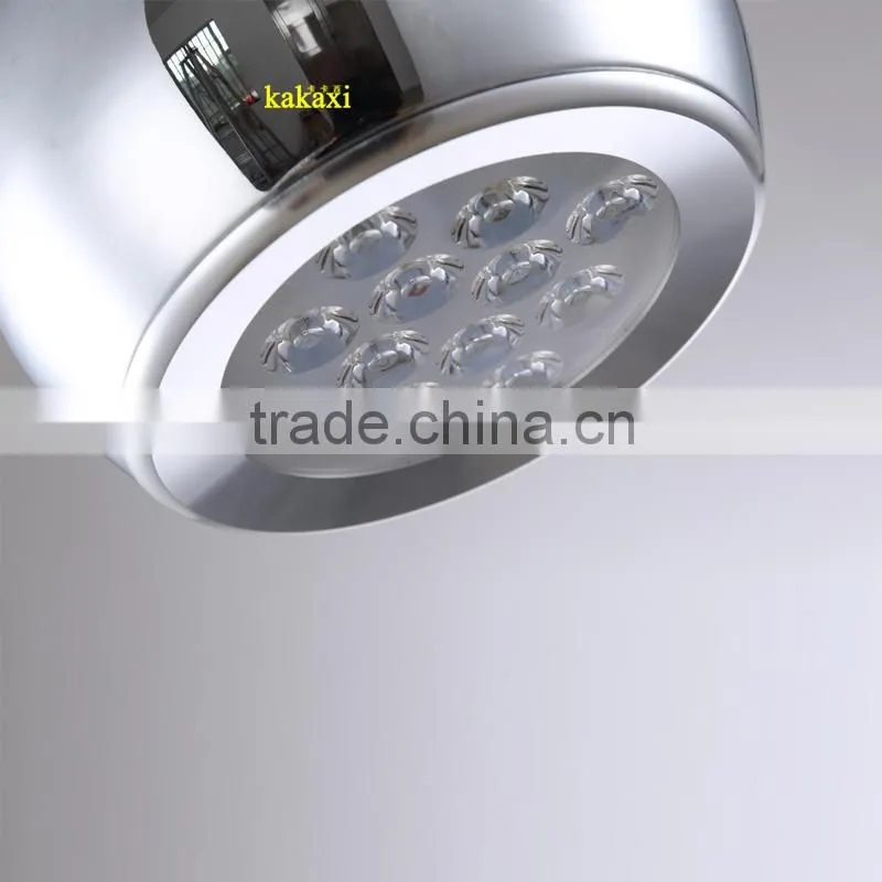 The Gourd LED Pendant Lights 12W Plated Silver Color Creative Dining Room LED Droplight