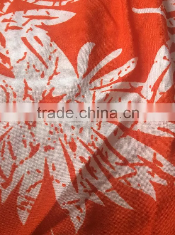 Deep V Collar White Leaves Short Sleeve Big Size Dress