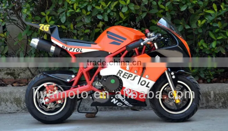NEW DESIGN 2 stroke 49cc Kids mini pocket bike with CE