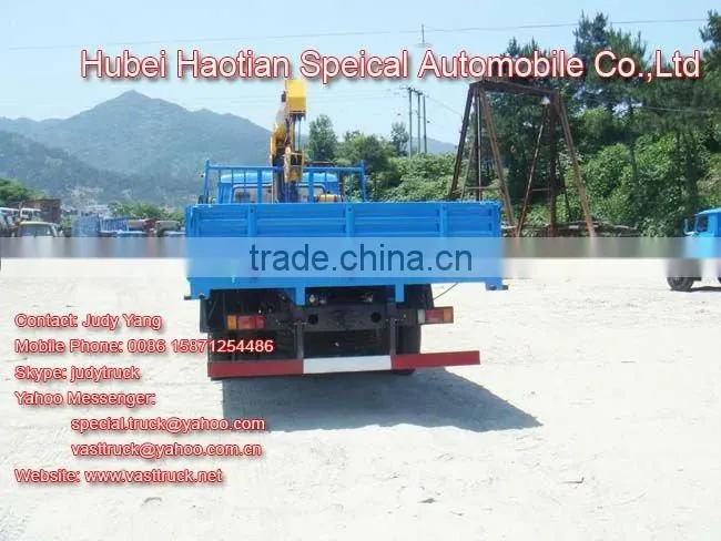 DONGFENG 145 truck mounted crane 5T