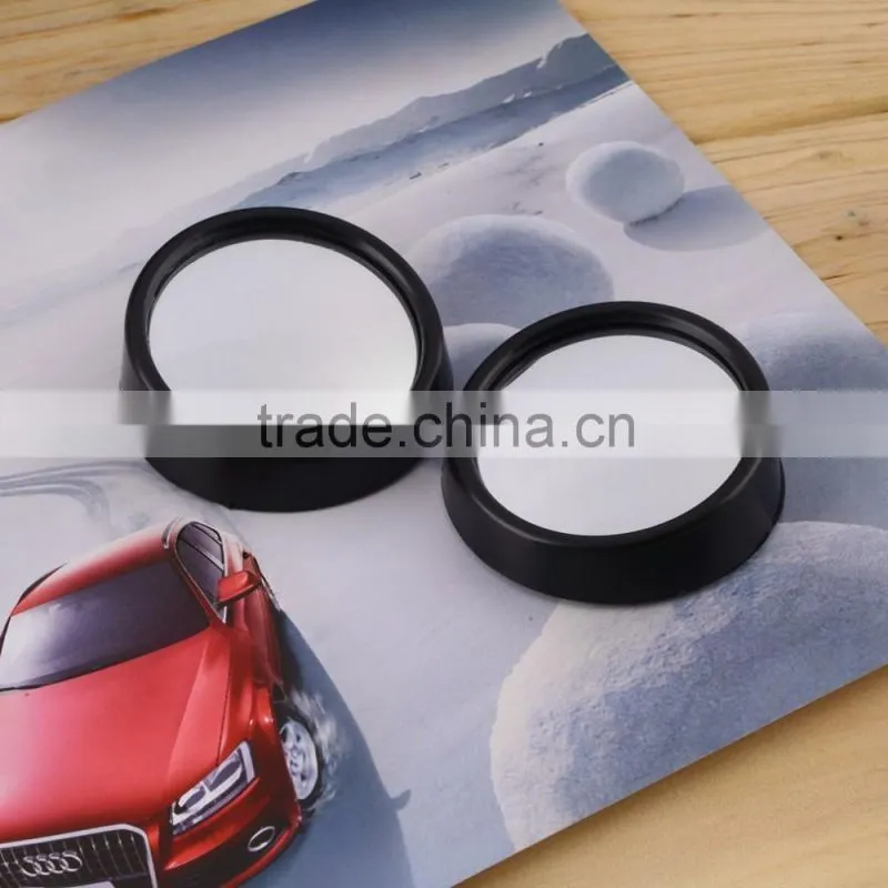 JXZ-008 2pcs/SET universal Driver 2 Side Wide Angle Wideangle Sticker Round Convex Car Vehicle Mirror Blind Spot Auto RearView f