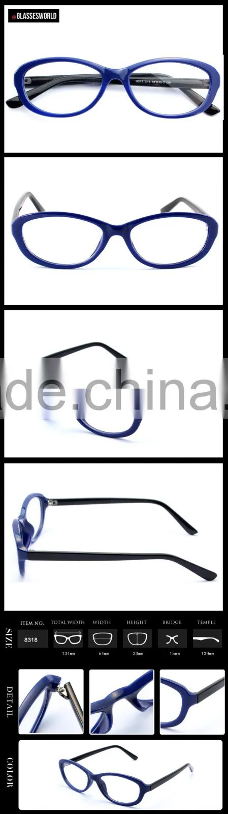 China Wholesale Optical Eyeglasses Frame with High Quality