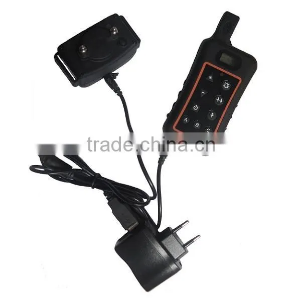 1200 meter rechargeable and waterproof gps dog collar with CE & Rohs