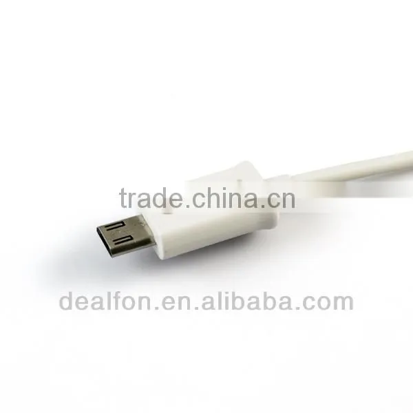 USB A Male to Micro USB B 5Pin Male Spring Retractable Cable For Samsung Htc
