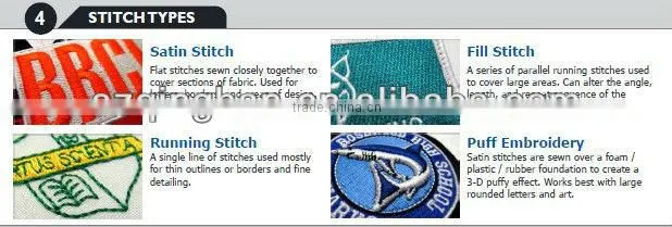 Eco-friendly 3D embroidery patch for clothing