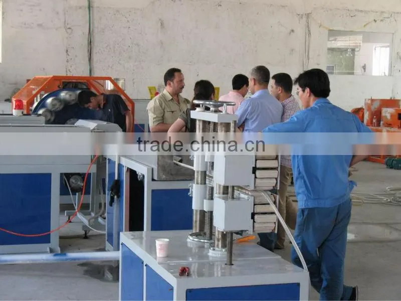 plastik pvc transparent hose making machine