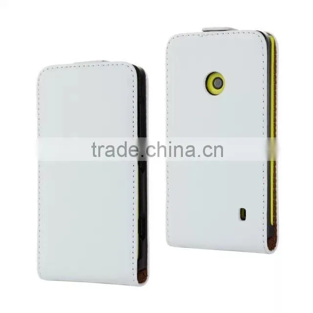 For Nokia 525 Case Cover Luxury Pouch Top Leather Flip Bag