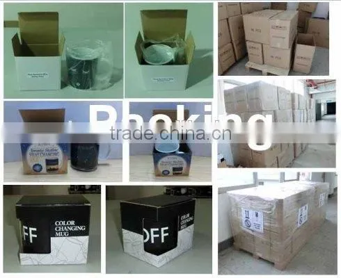 Shenzhen Make Low Price Custom Design Color Changing Mug/Ceramic Mug For Promotion