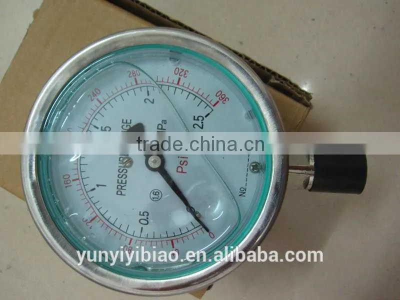 100mm Oil filled Pressure Gauge