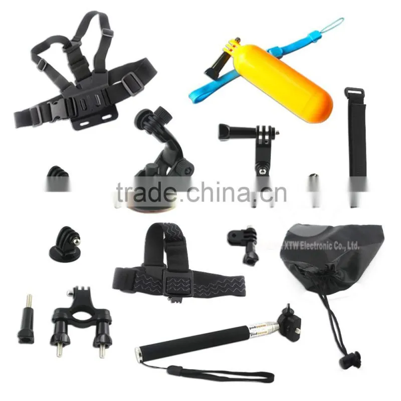 14-in-1 GoPro accessory kit for Gopro Hero 2/3/3+/4/4 Session