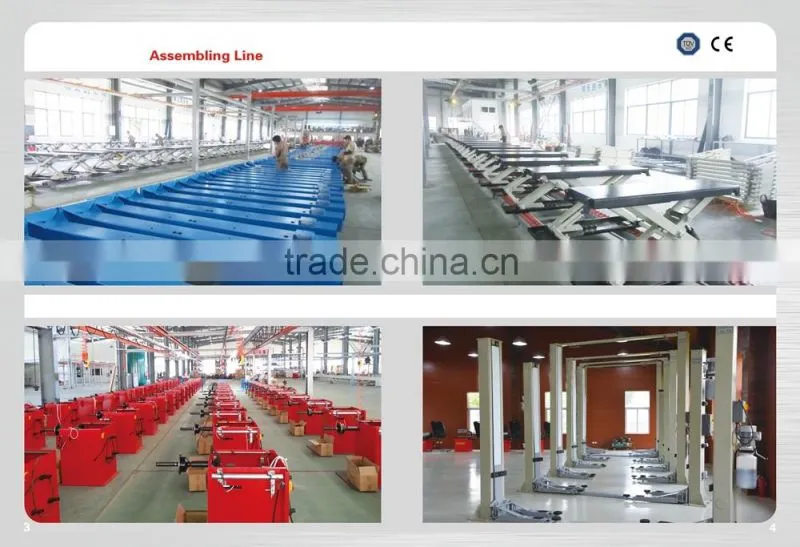 4000kg Alignment four post car lift original manufacturer CE certificate