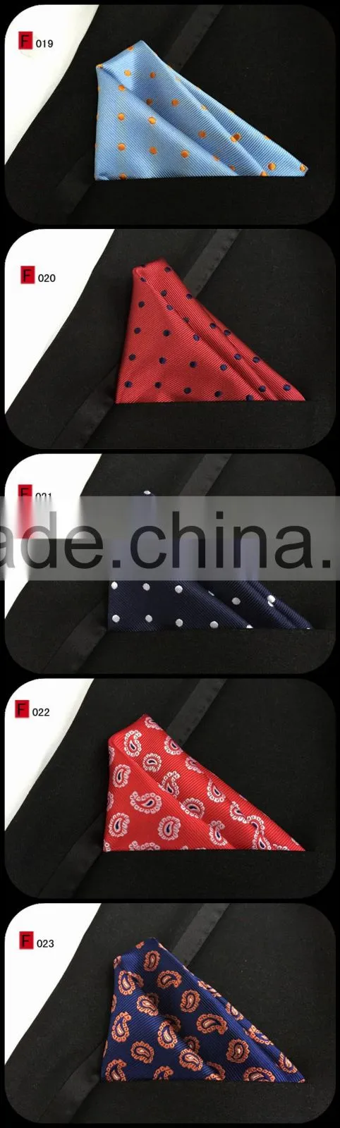 Nice pattern multi style silk Handkerchief custom logo