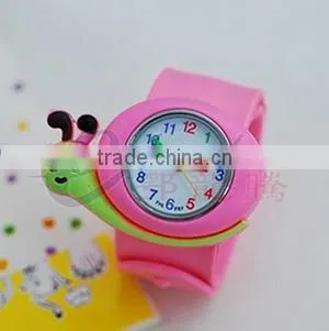 2014 new products for cheap silicon cartoon watch for custom, promotion silicone slap watches
