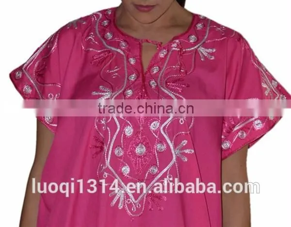 2016 High fashion embroidered womens dresses moroccan caftan dresses