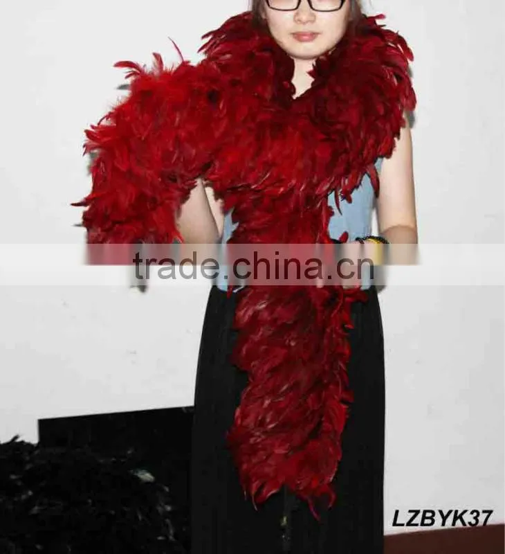 Full Fluffy coque feather Boa LZBYK36