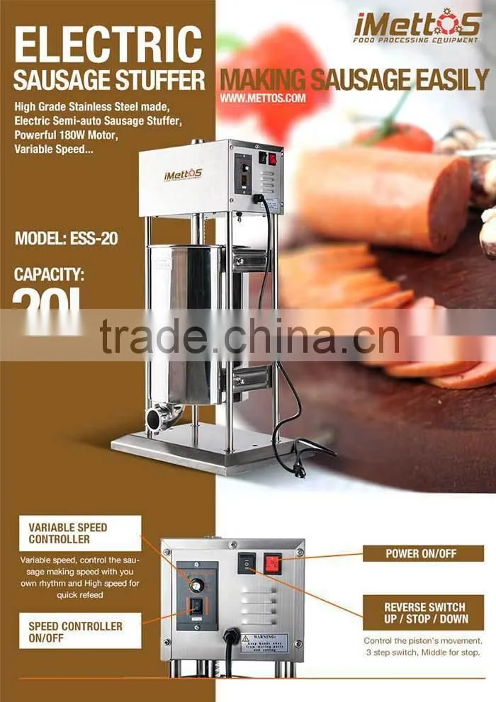 iMettos Manual Sausage Filler Hydraulic Sausage Stuffer