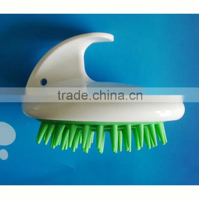 Pet cushion brush, with ergonomic handle, 2014 new style pet grooming brush