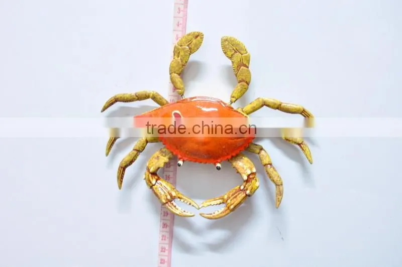 6 inch Plastic Crab Magnetic Souvenir Fridge Magnet