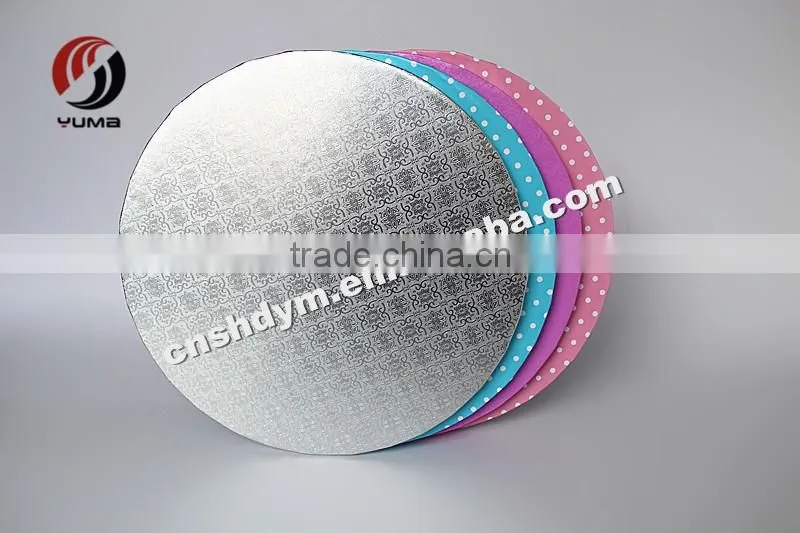 wholesale round colored cake drums