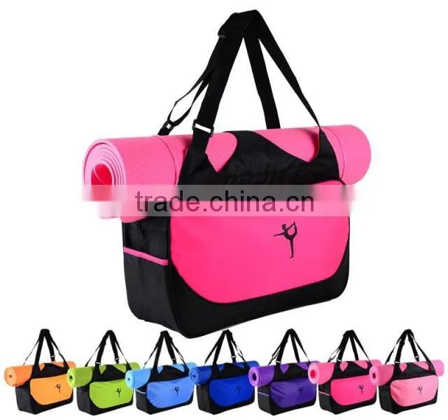 customzied yoga mat and foldable yoga mat duffle bag