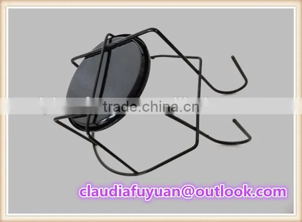 wrought iron hanging flower pot rack