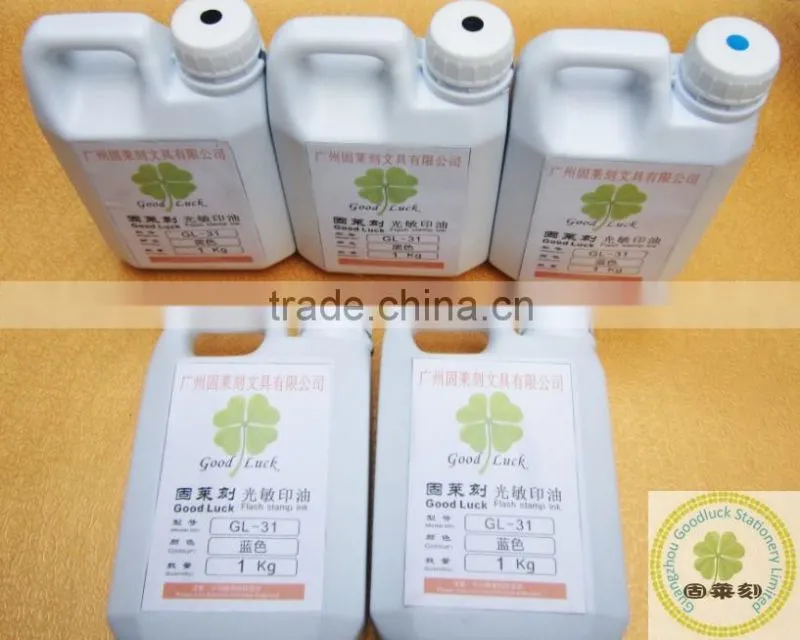 Water basic self-inking stamp ink/Re-fill stamp pad ink for office use