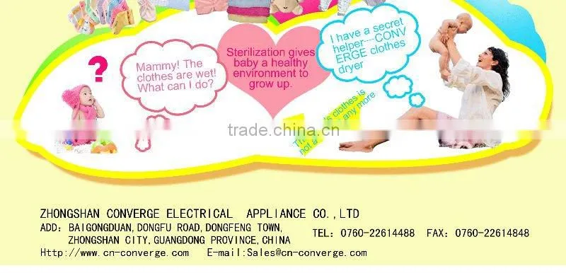 10kgs converge clothes dryer hotel good products