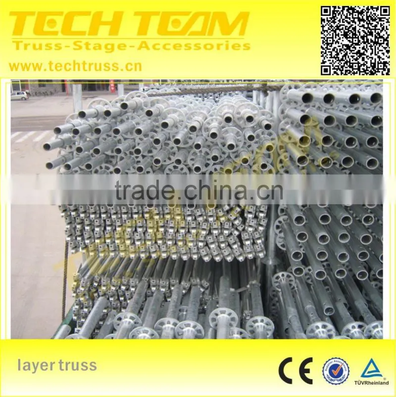 Layer tower truss system for sale , concert scaffolding truss system