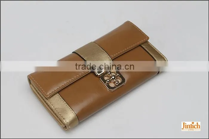 Custom women' s PU wallet which classical long wallet