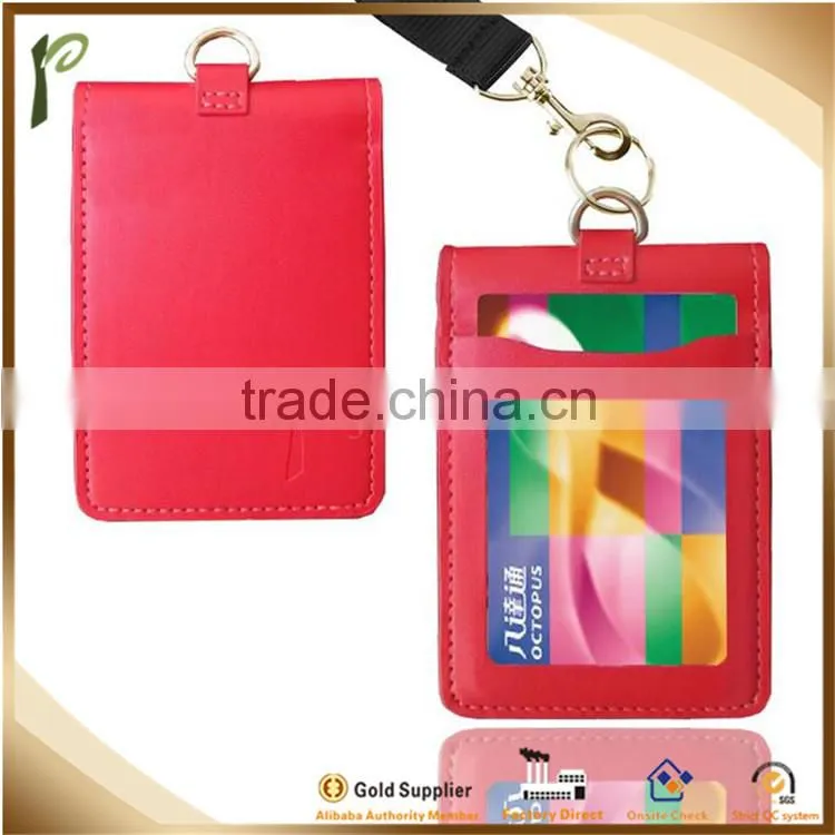 Popwide Hot Selling PU High Quality Hanging Promotion Card Holder